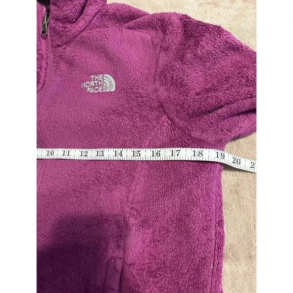 The North Face Full Zip Fleece Jacket Size Small Fushia Outdoors Hiking Warm - Picture 4 of 5